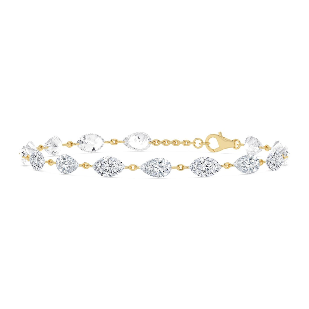 Lab Grown Diamond BRACELET 7.72 ctw BR20630PEMQ-8-7IN