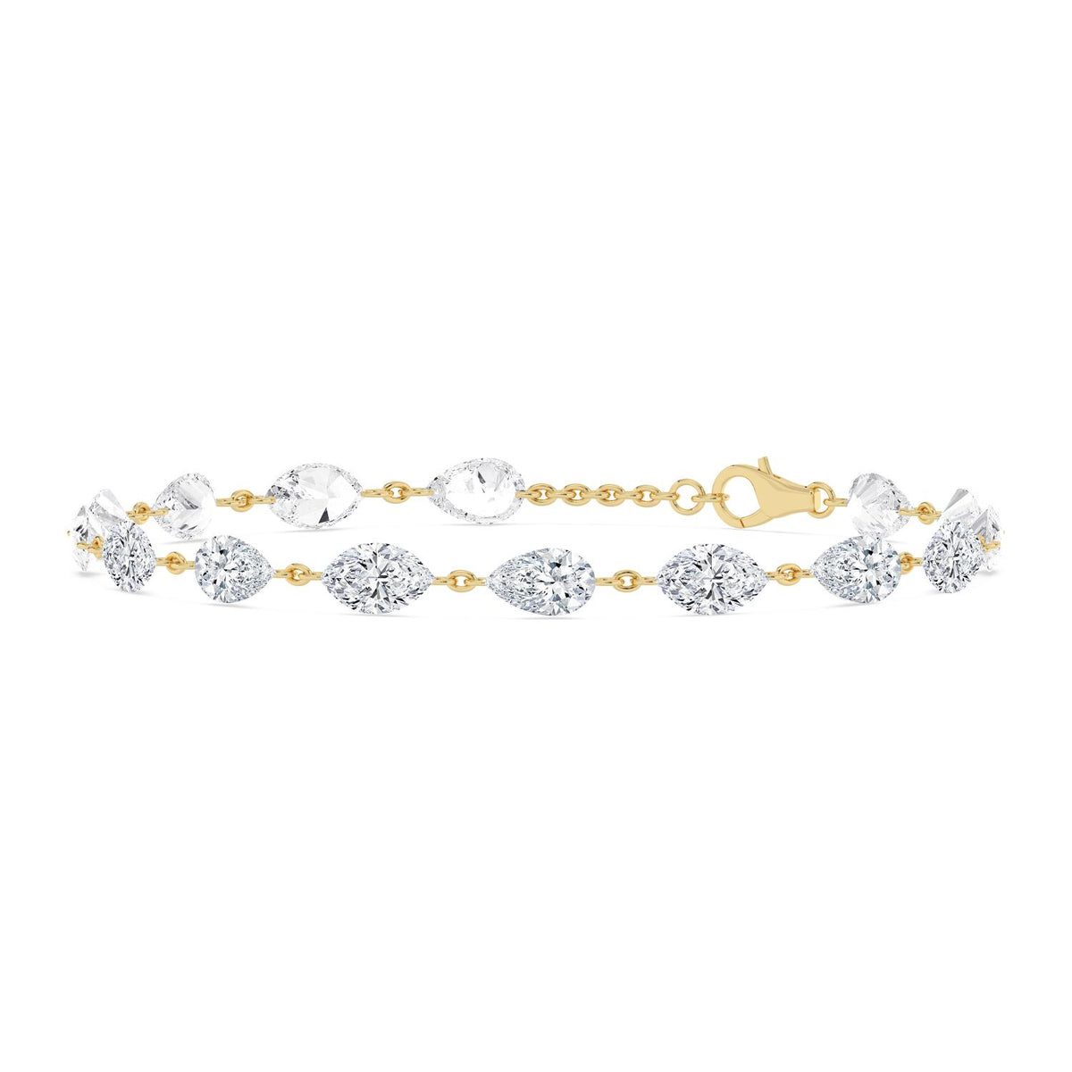 Lab Grown Diamond BRACELET 7.72 ctw BR20630PEMQ-8-7IN