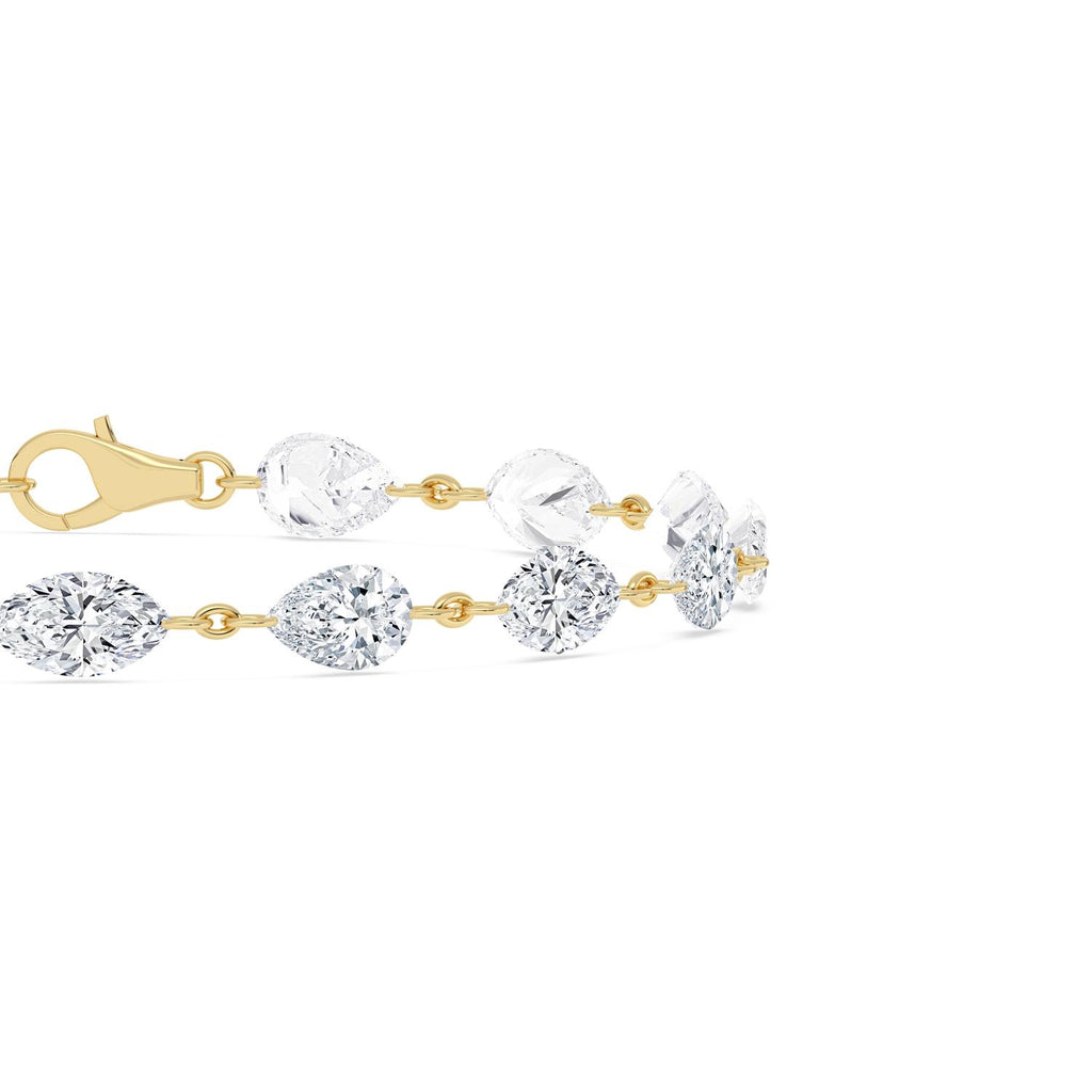 Lab Grown Diamond BRACELET 7.72 ctw BR20630PEMQ-8-7IN