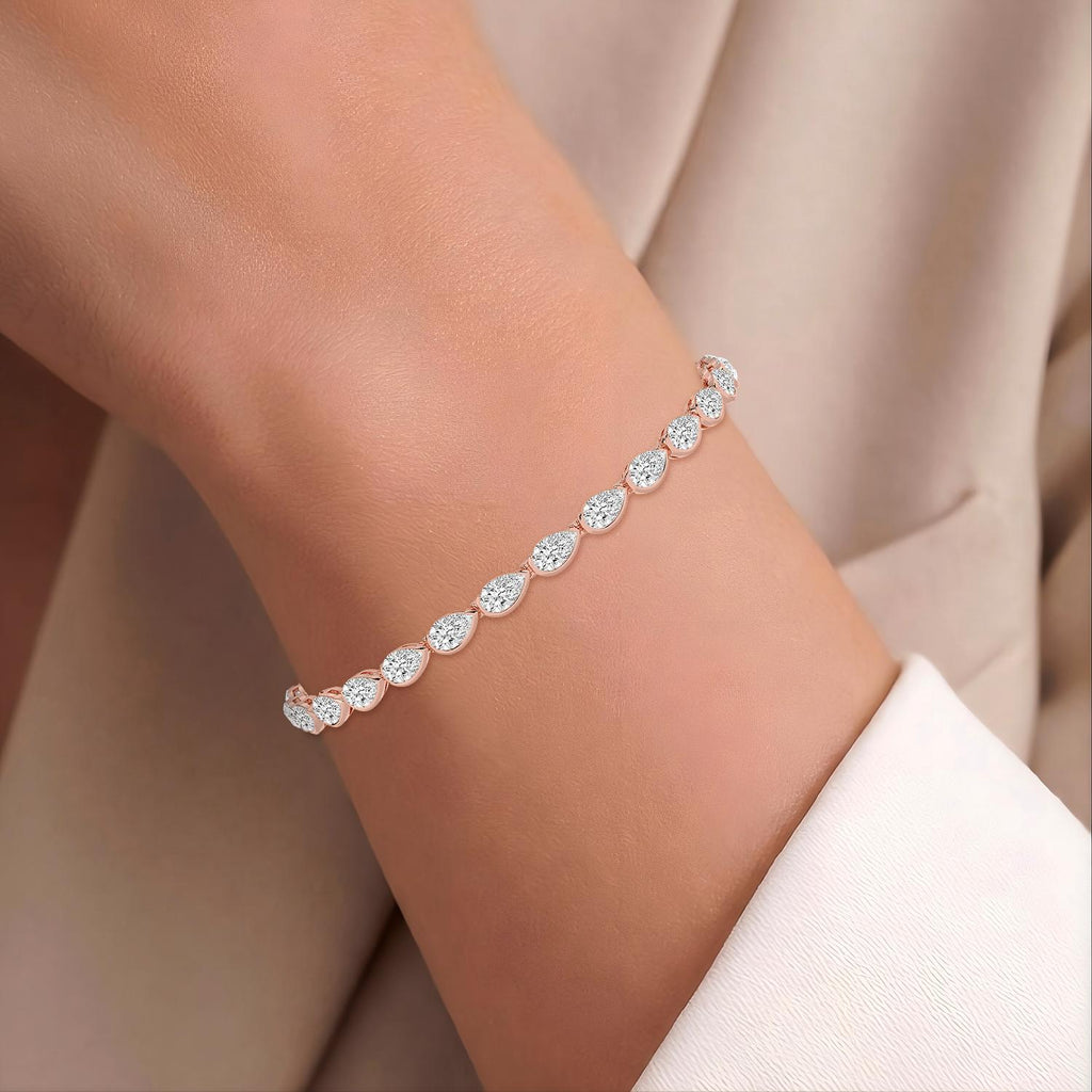 Lab Grown Diamond BRACELET 5.97 ctw BR20648PE-0.22PT-7IN