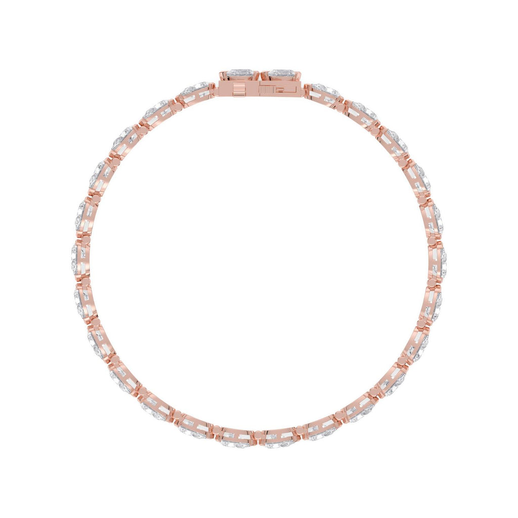 Lab Grown Diamond BRACELET 5.97 ctw BR20648PE-0.22PT-7IN