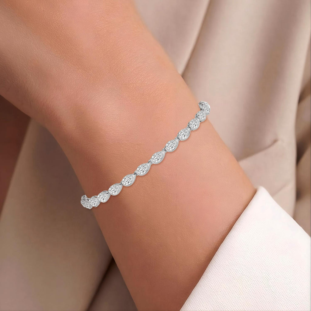 Lab Grown Diamond BRACELET 5.97 ctw BR20648PE-0.22PT-7IN