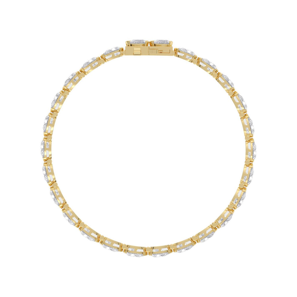 Lab Grown Diamond BRACELET 5.97 ctw BR20648PE-0.22PT-7IN