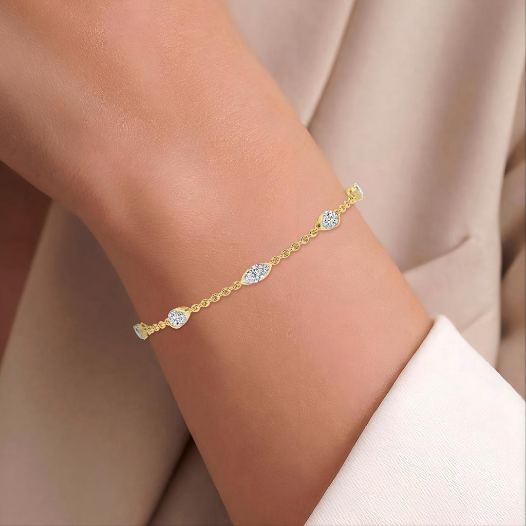 Lab Grown Diamond BRACELET 1.81 ctw BR20649MQPE-1.83CT