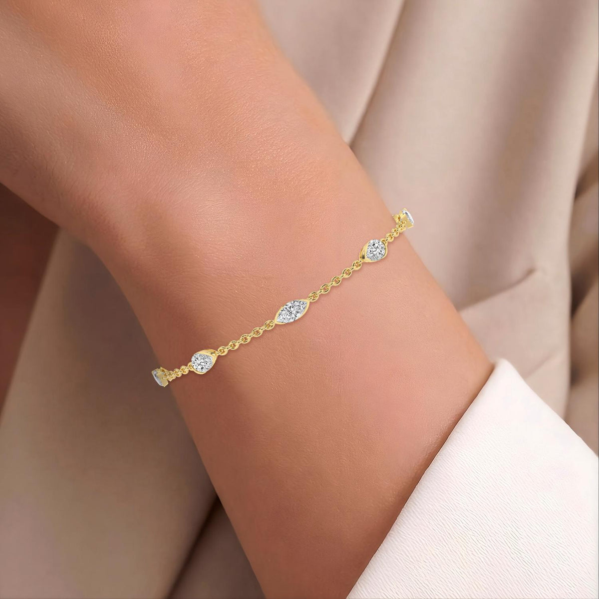 Lab Grown Diamond BRACELET 1.81 ctw BR20649MQPE-1.83CT