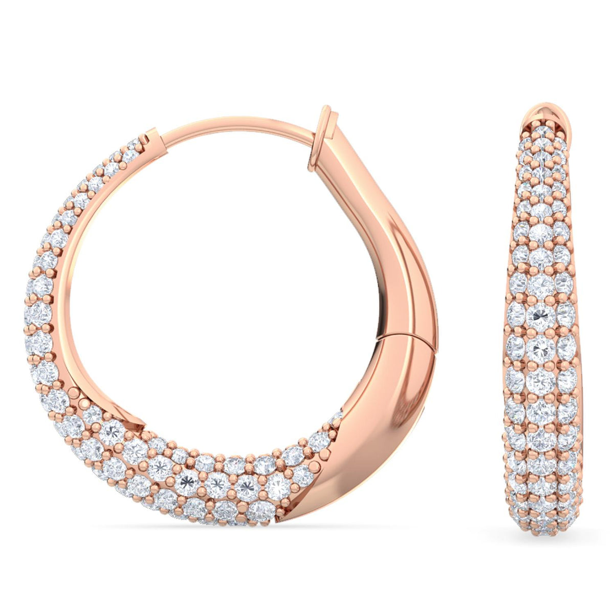 Lab Grown Diamond EARRINGS 0.97 ctw E31870-1