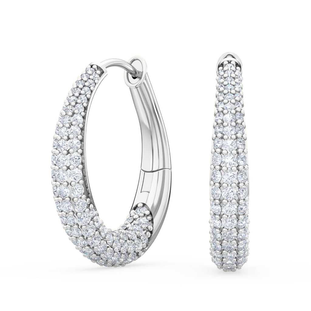 Lab Grown Diamond EARRINGS 0.97 ctw E31870-1