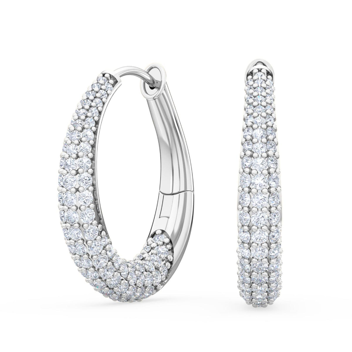 Lab Grown Diamond EARRINGS 0.97 ctw E31870-1