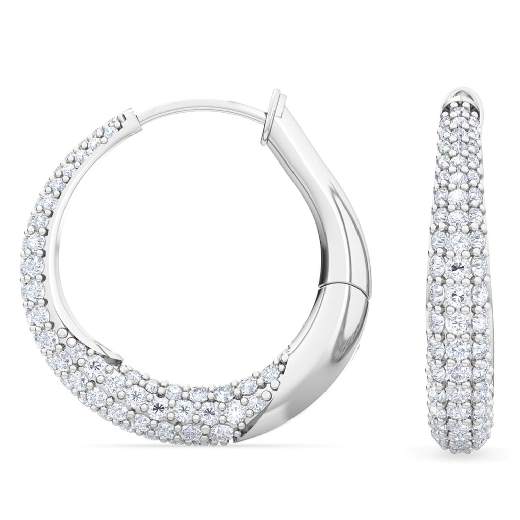 Lab Grown Diamond EARRINGS 0.97 ctw E31870-1