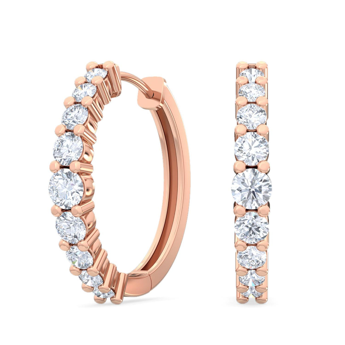 Lab Grown Diamond EARRINGS 0.68 ctw E31873-0.68CT