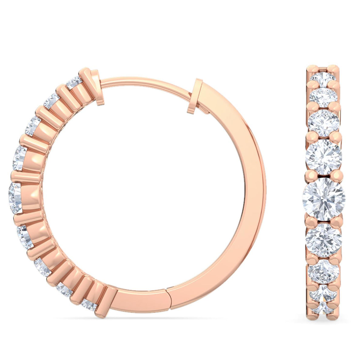 Lab Grown Diamond EARRINGS 0.68 ctw E31873-0.68CT