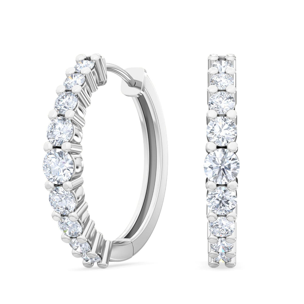 Lab Grown Diamond EARRINGS 0.68 ctw E31873-0.68CT