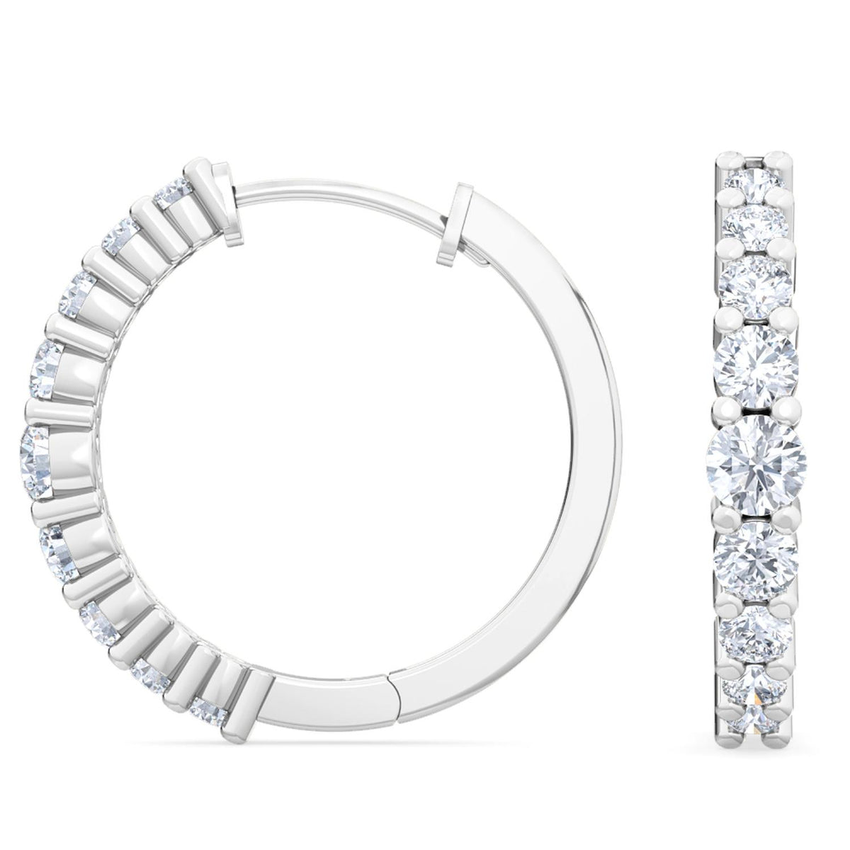 Lab Grown Diamond EARRINGS 0.68 ctw E31873-0.68CT