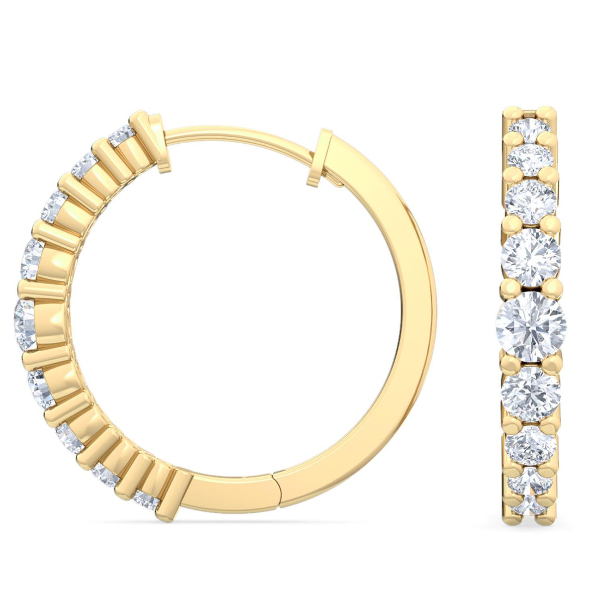 Lab Grown Diamond EARRINGS 0.68 ctw E31873-0.68CT