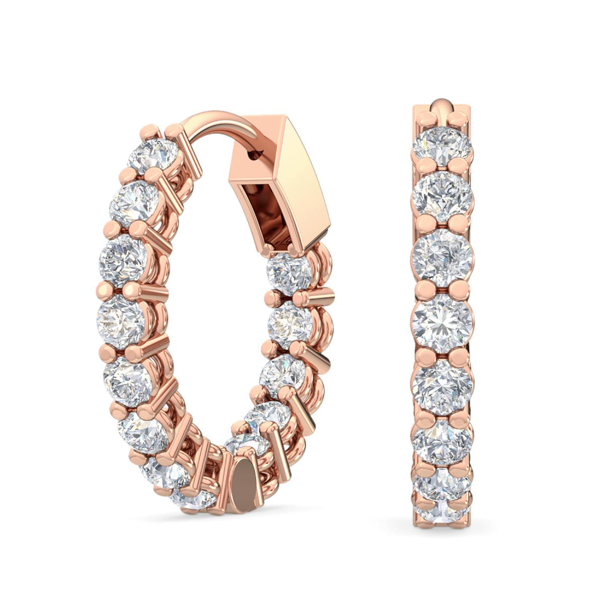Lab Grown Diamond EARRINGS 0.66 ctw E31874-0.68CT