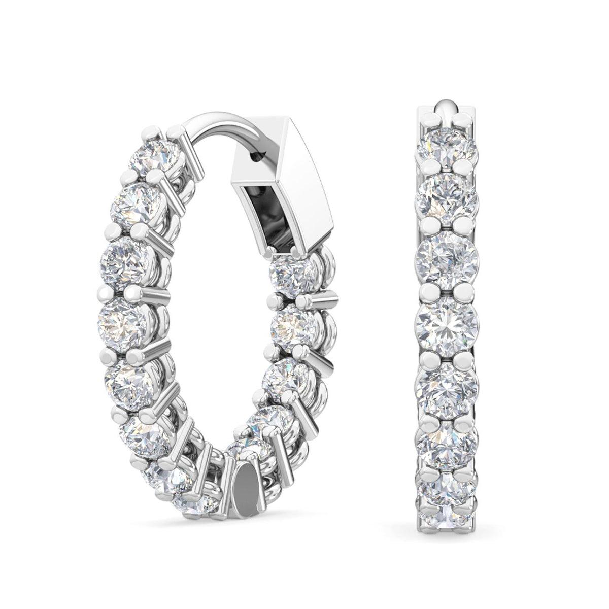 Lab Grown Diamond EARRINGS 0.66 ctw E31874-0.68CT