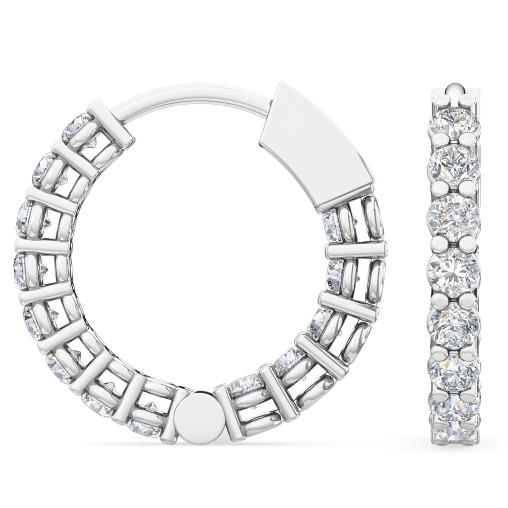 Lab Grown Diamond EARRINGS 0.66 ctw E31874-0.68CT