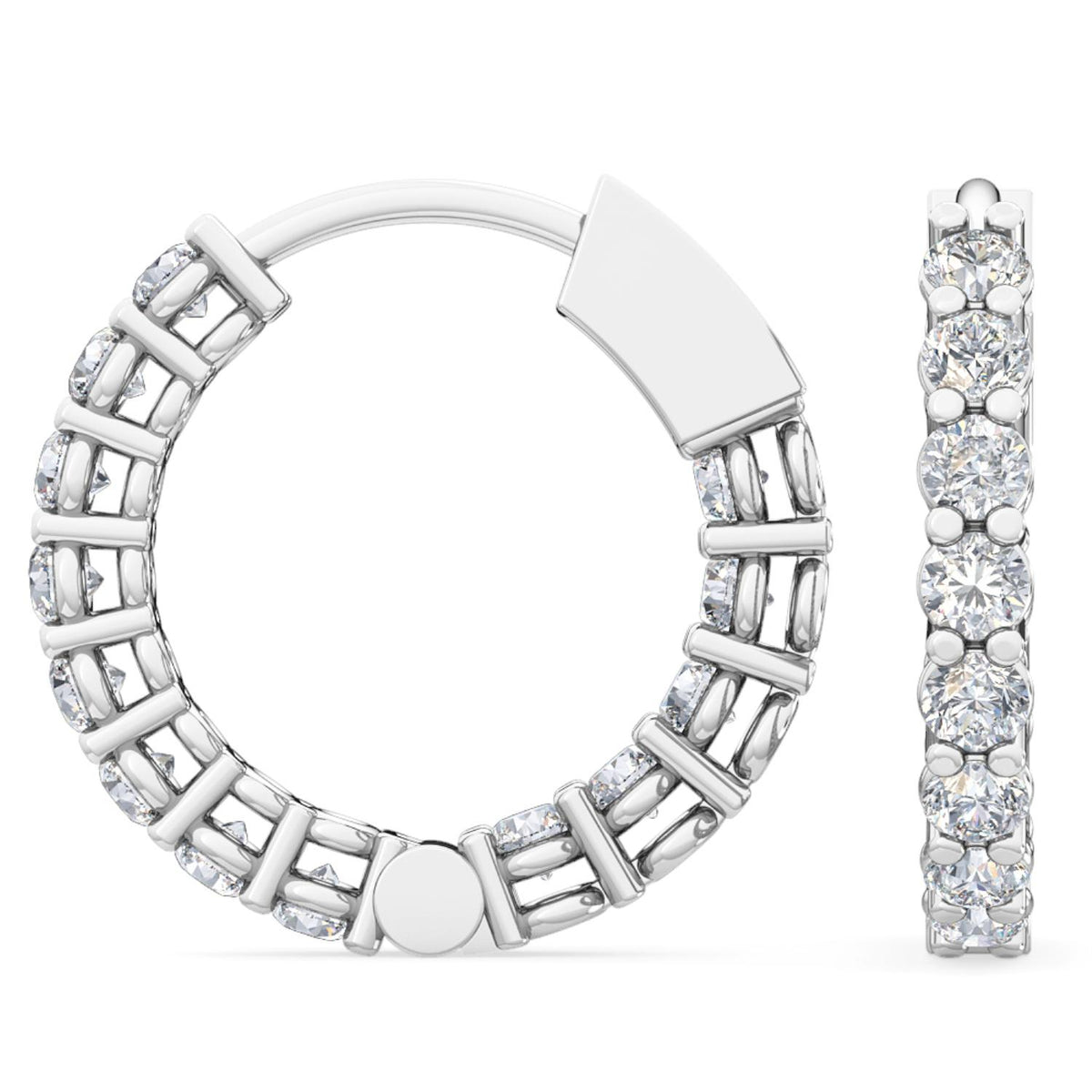 Lab Grown Diamond EARRINGS 0.66 ctw E31874-0.68CT