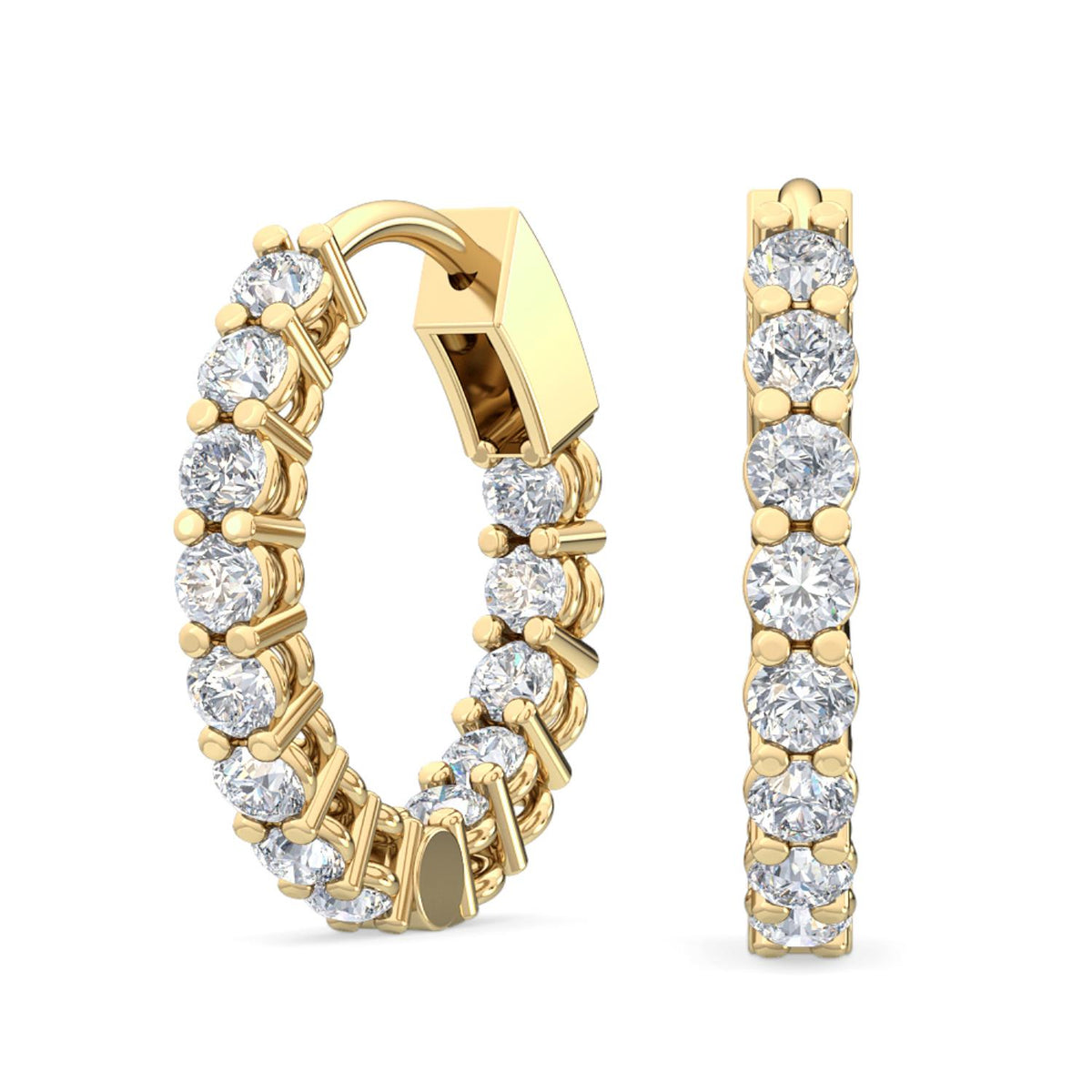 Lab Grown Diamond EARRINGS 0.66 ctw E31874-0.68CT