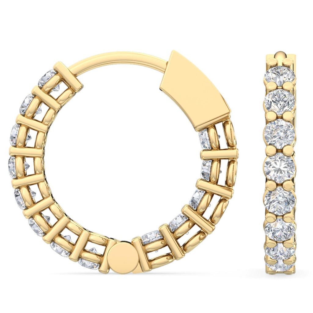Lab Grown Diamond EARRINGS 0.66 ctw E31874-0.68CT