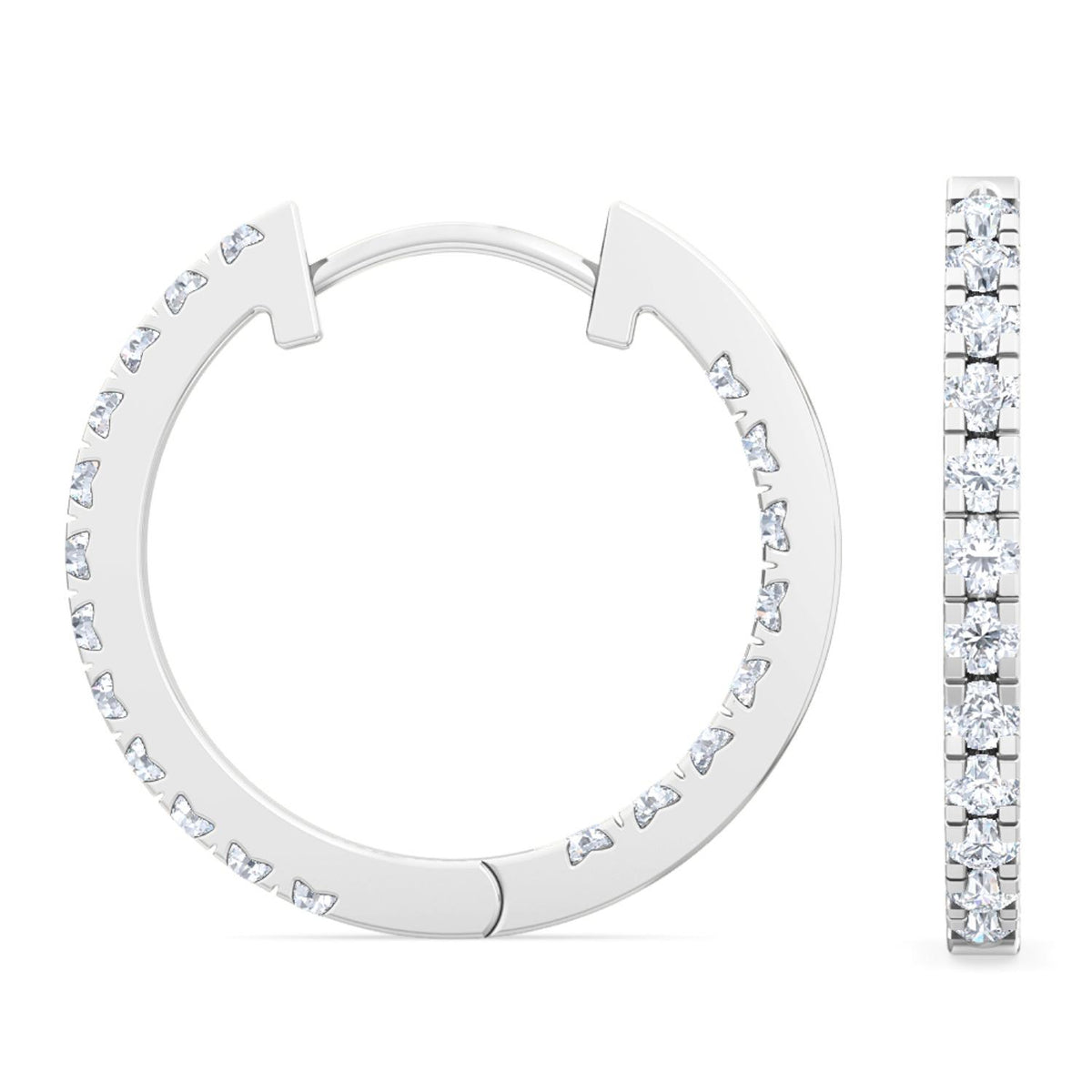 Lab Grown Diamond EARRINGS 0.36 ctw E31878-0.33CT
