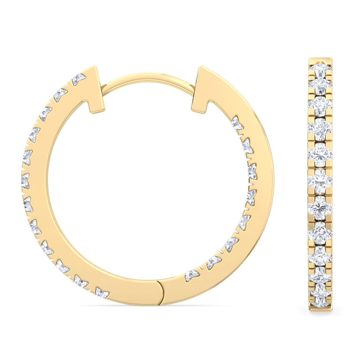 Lab Grown Diamond EARRINGS 0.36 ctw E31878-0.33CT