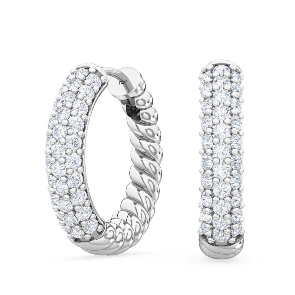 Lab Grown Diamond EARRINGS 0.41 ctw E31879-0.38CT
