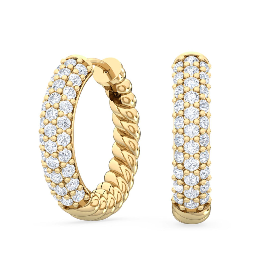 Lab Grown Diamond EARRINGS 0.41 ctw E31879-0.38CT
