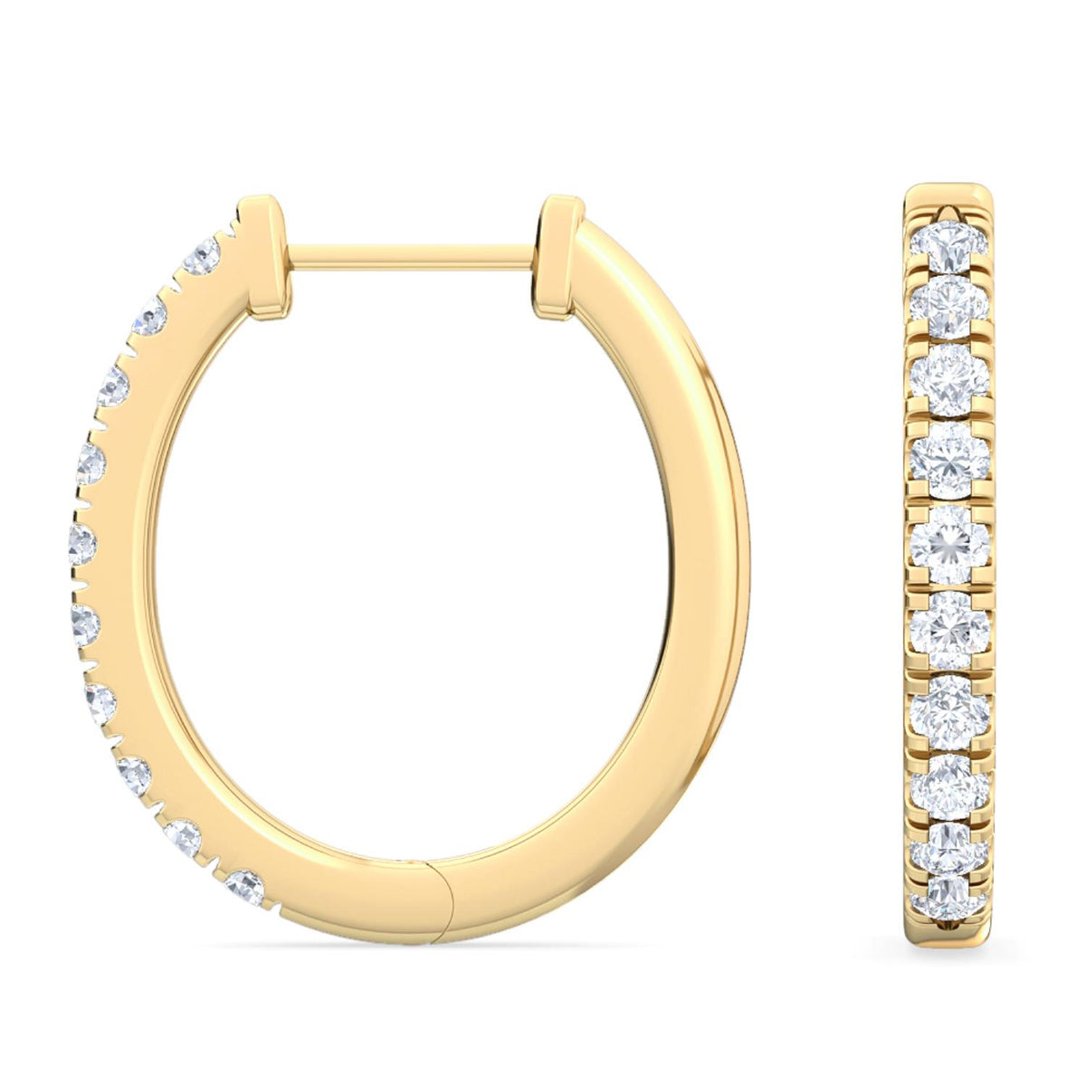 Lab Grown Diamond EARRINGS 0.44 ctw E31880-0.50CT