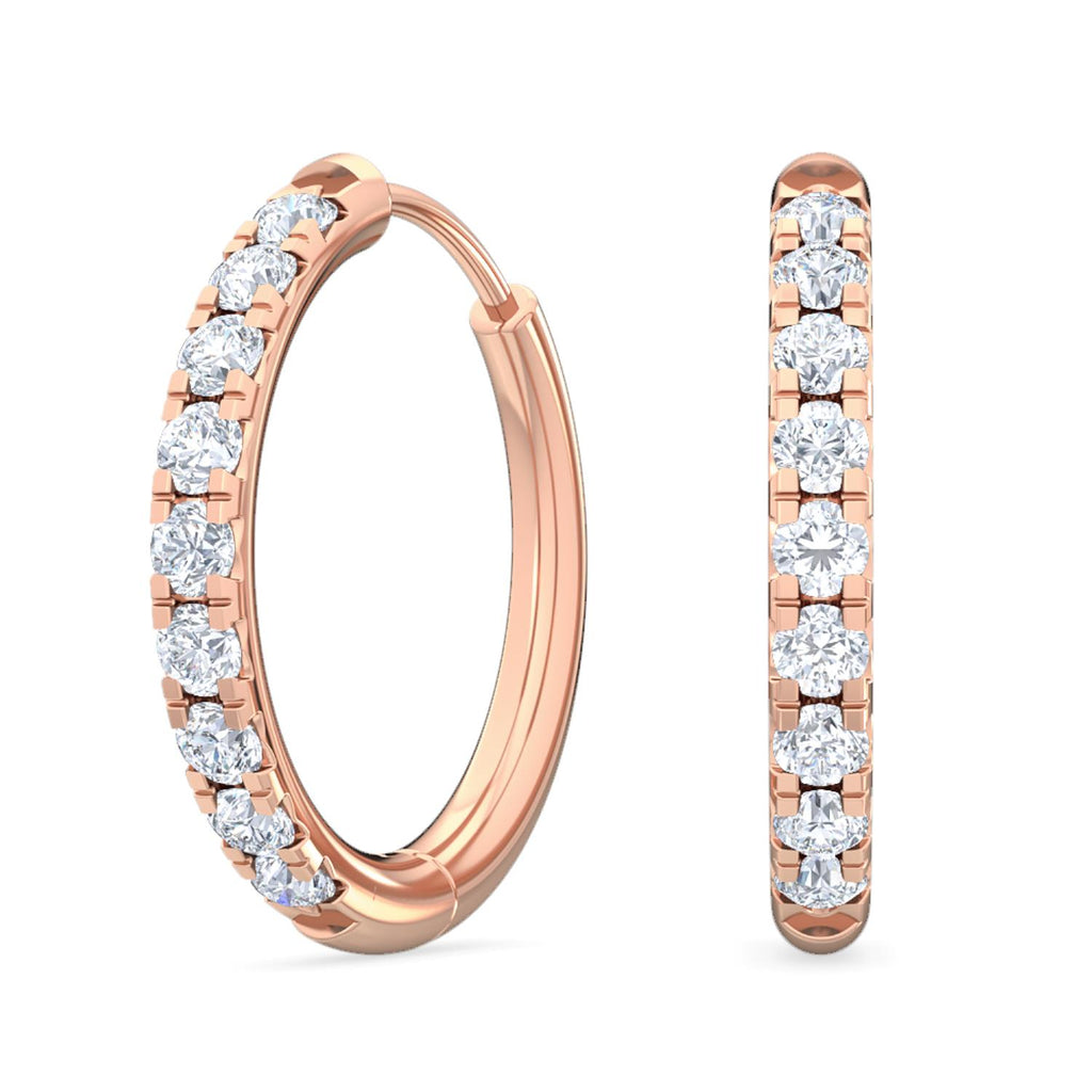Lab Grown Diamond EARRINGS 0.39 ctw E31881-0.38CT
