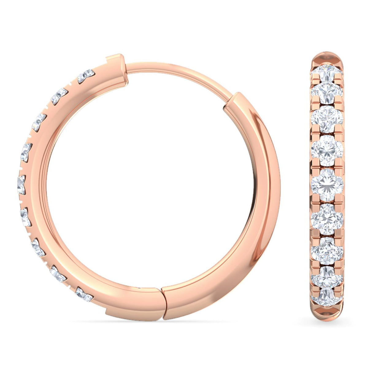 Lab Grown Diamond EARRINGS 0.39 ctw E31881-0.38CT