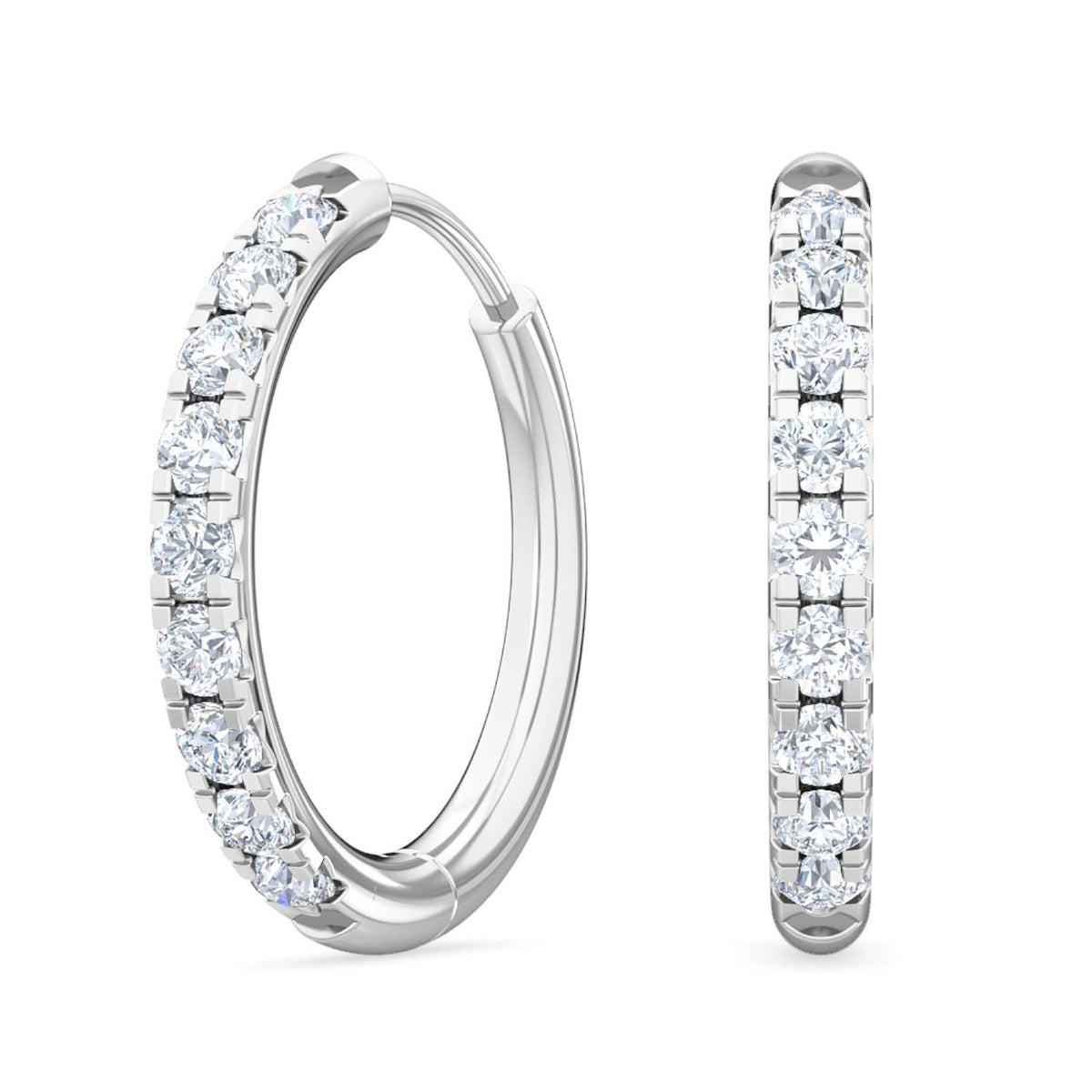 Lab Grown Diamond EARRINGS 0.39 ctw E31881-0.38CT
