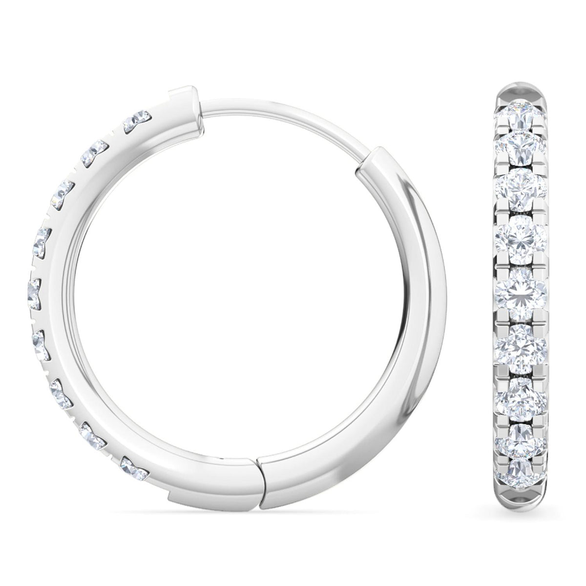 Lab Grown Diamond EARRINGS 0.39 ctw E31881-0.38CT