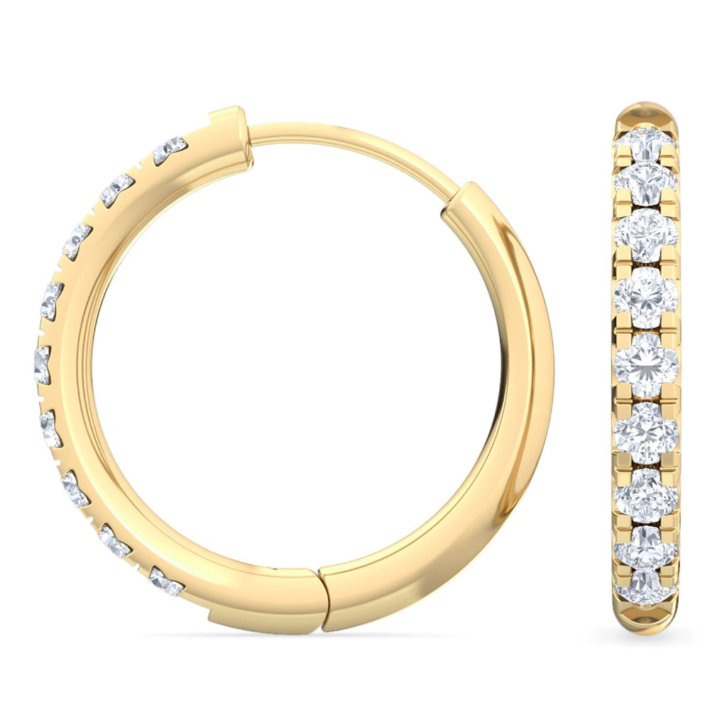 Lab Grown Diamond EARRINGS 0.39 ctw E31881-0.38CT