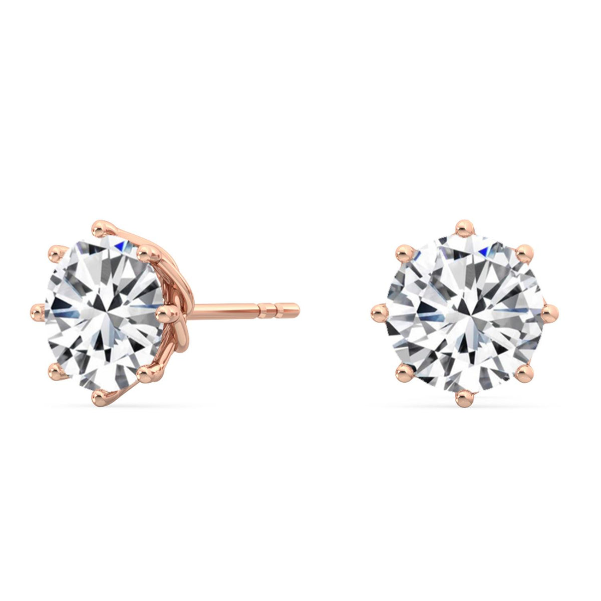 Lab Grown Diamond EARRINGS 2.11 ctw E31896-2