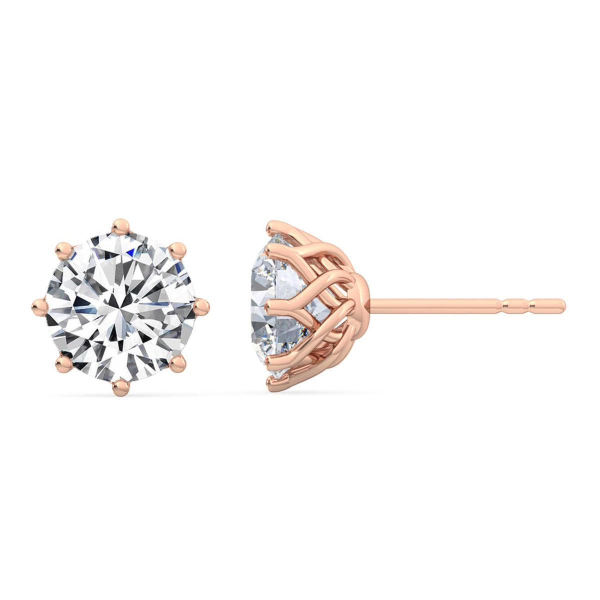 Lab Grown Diamond EARRINGS 2.11 ctw E31896-2