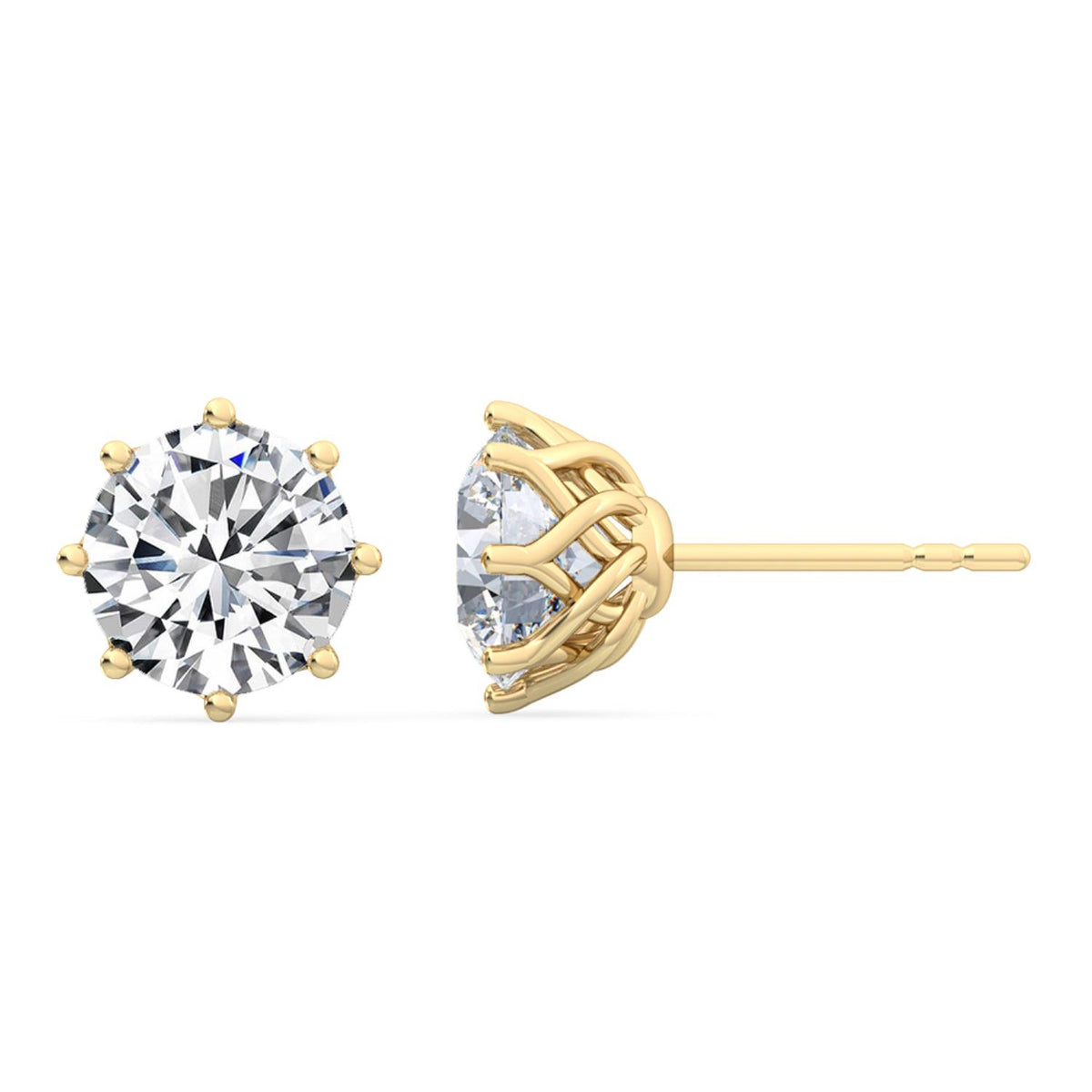 Lab Grown Diamond EARRINGS 2.11 ctw E31896-2