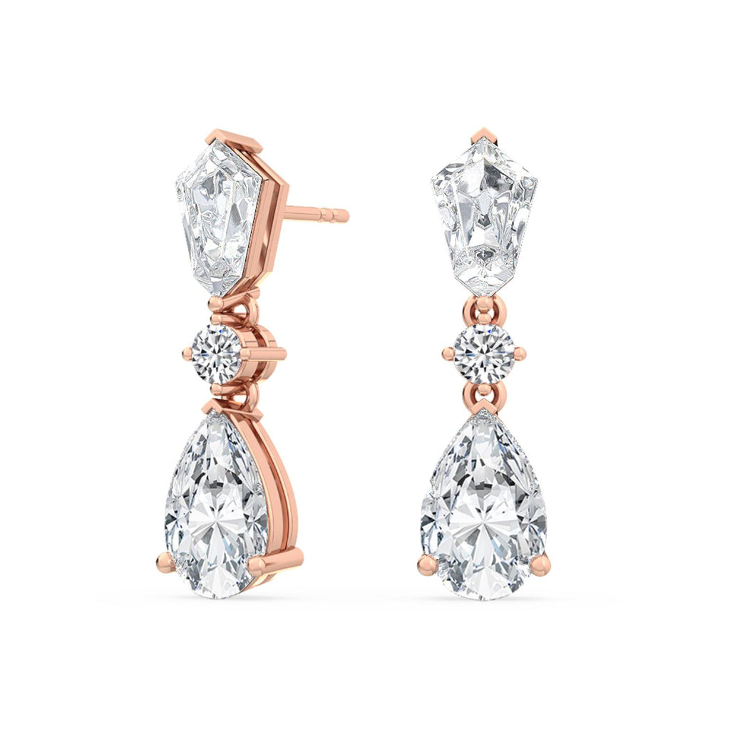 Lab Grown Diamond EARRINGS 3.16 ctw E31897-3.20CT