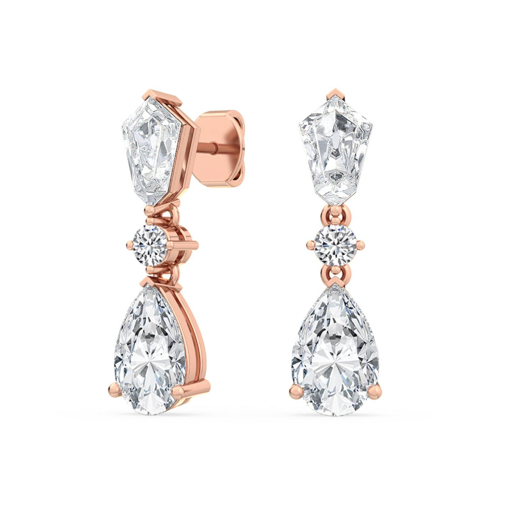 Lab Grown Diamond EARRINGS 3.16 ctw E31897-3.20CT