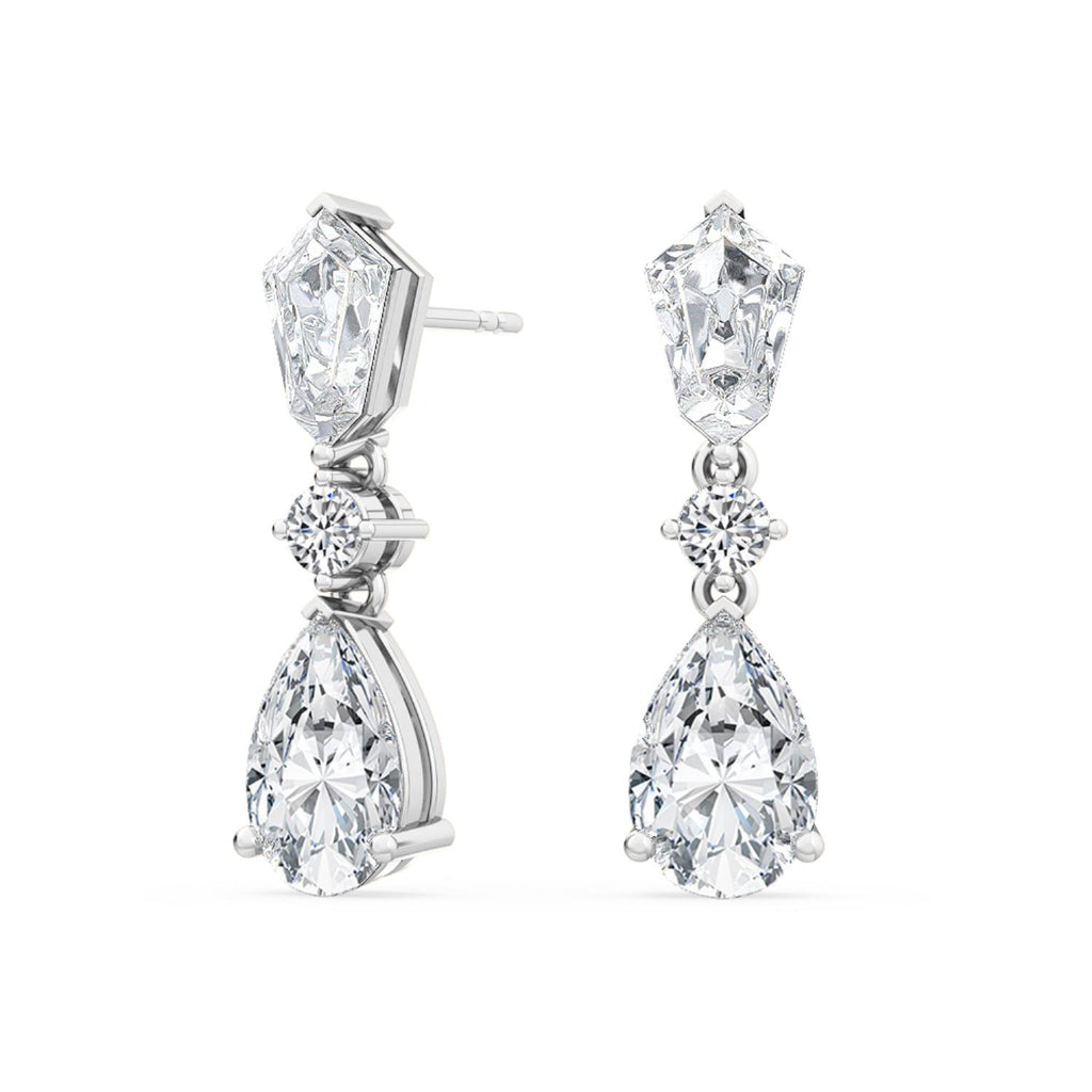 Lab Grown Diamond EARRINGS 3.16 ctw E31897-3.20CT