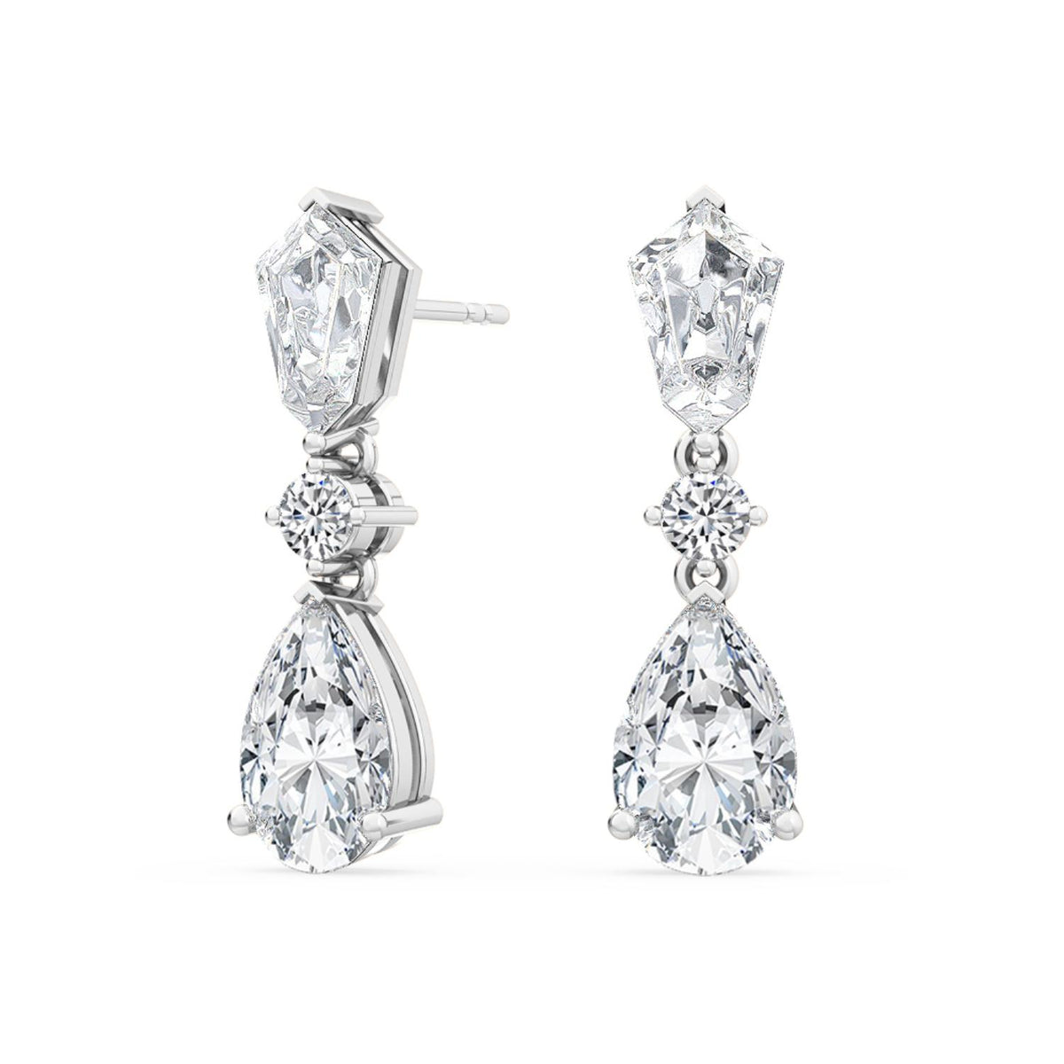 Lab Grown Diamond EARRINGS 3.16 ctw E31897-3.20CT