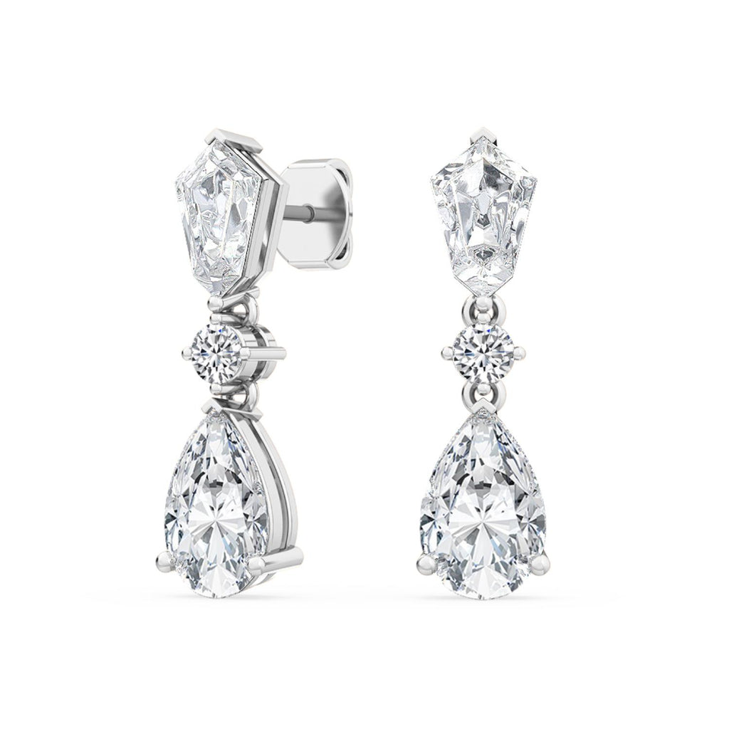 Lab Grown Diamond EARRINGS 3.16 ctw E31897-3.20CT