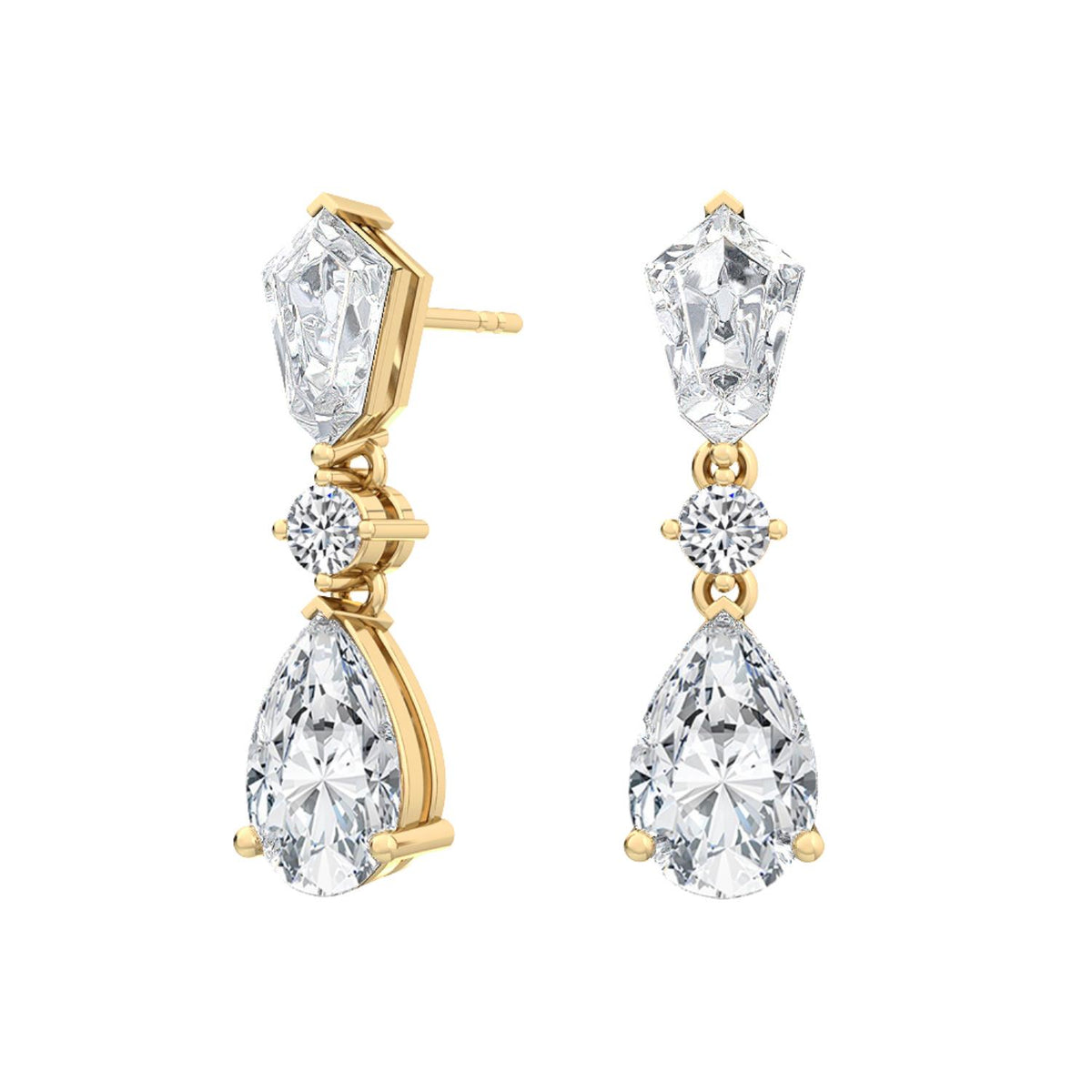 Lab Grown Diamond EARRINGS 3.16 ctw E31897-3.20CT