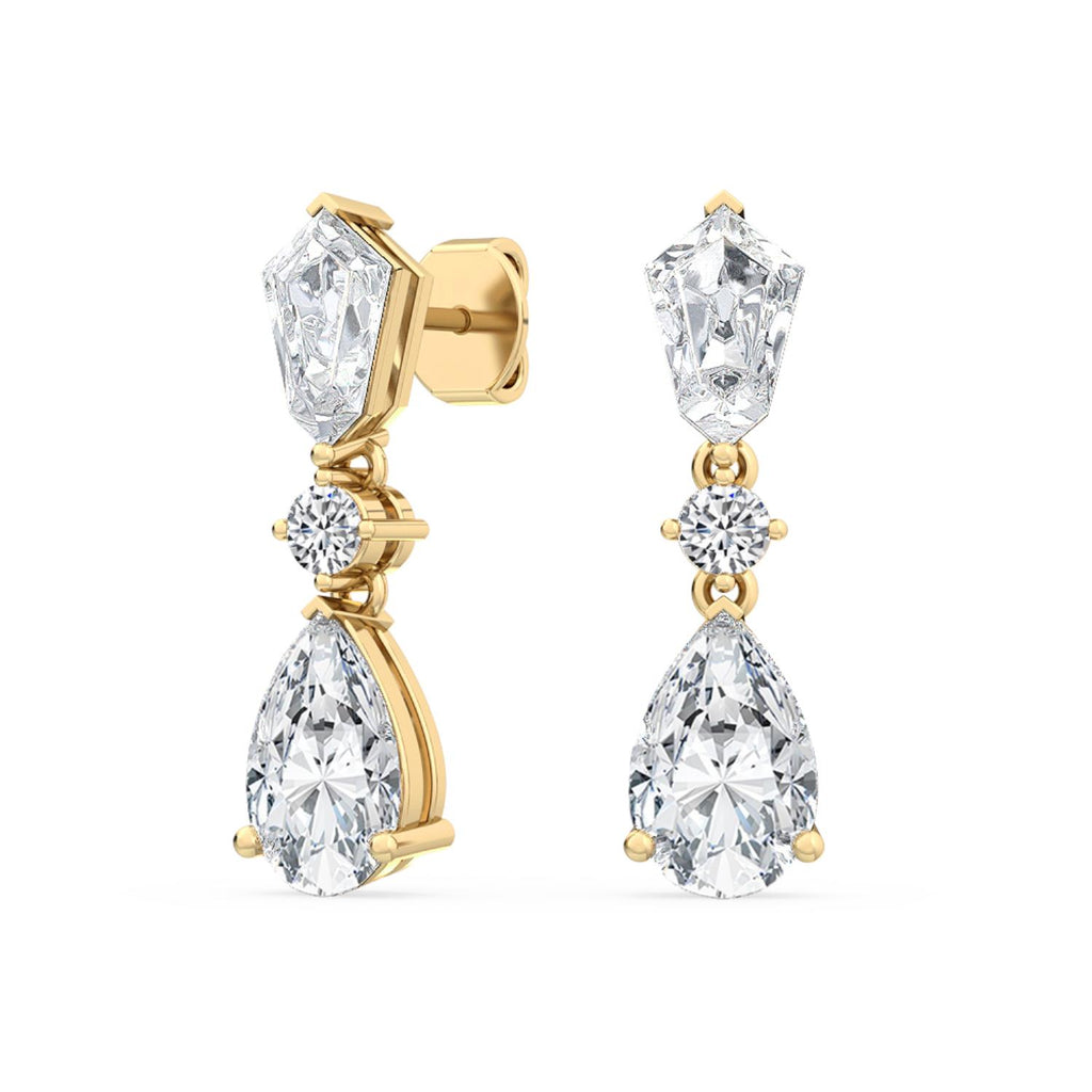 Lab Grown Diamond EARRINGS 3.16 ctw E31897-3.20CT