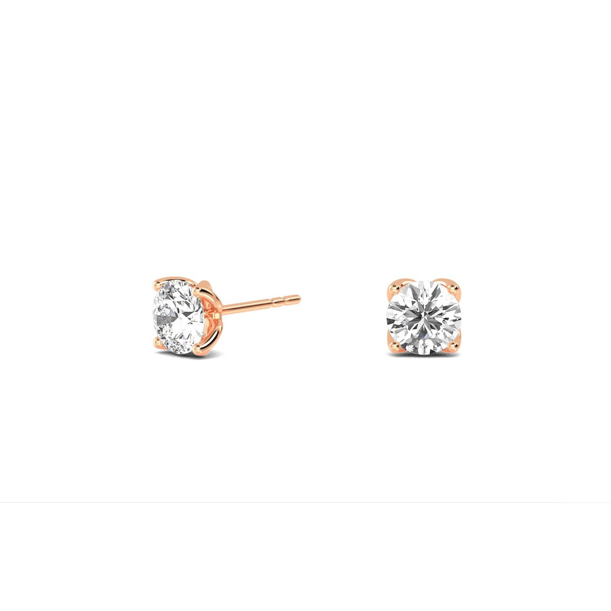 Lab Grown Diamond EARRINGS 0.83 ctw E31899-0.75CT