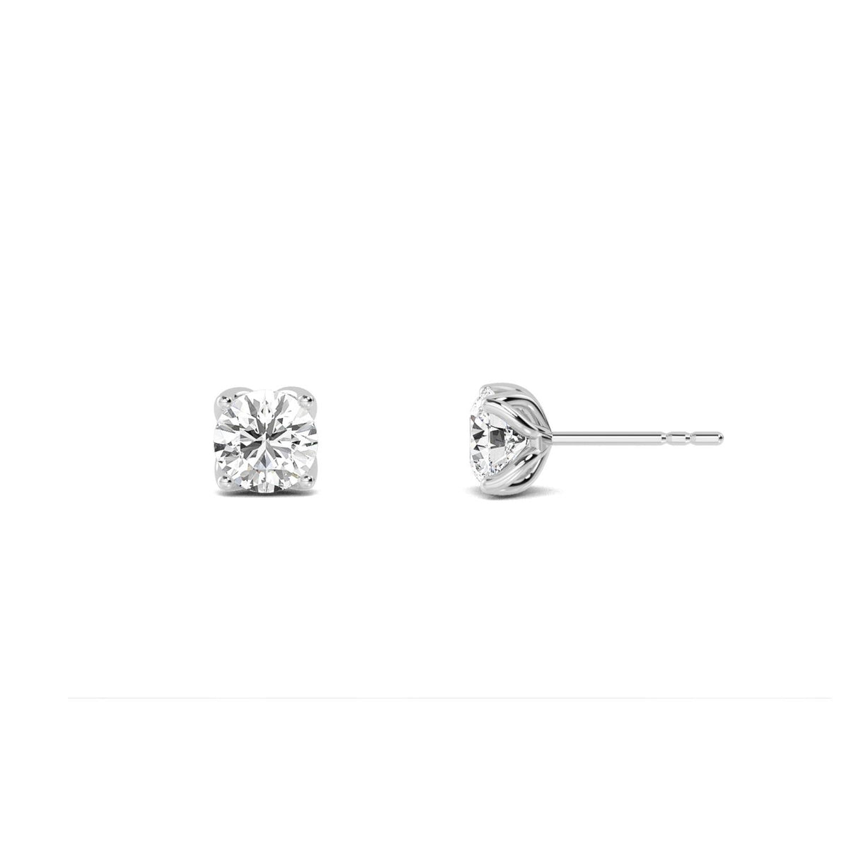 Lab Grown Diamond EARRINGS 0.83 ctw E31899-0.75CT