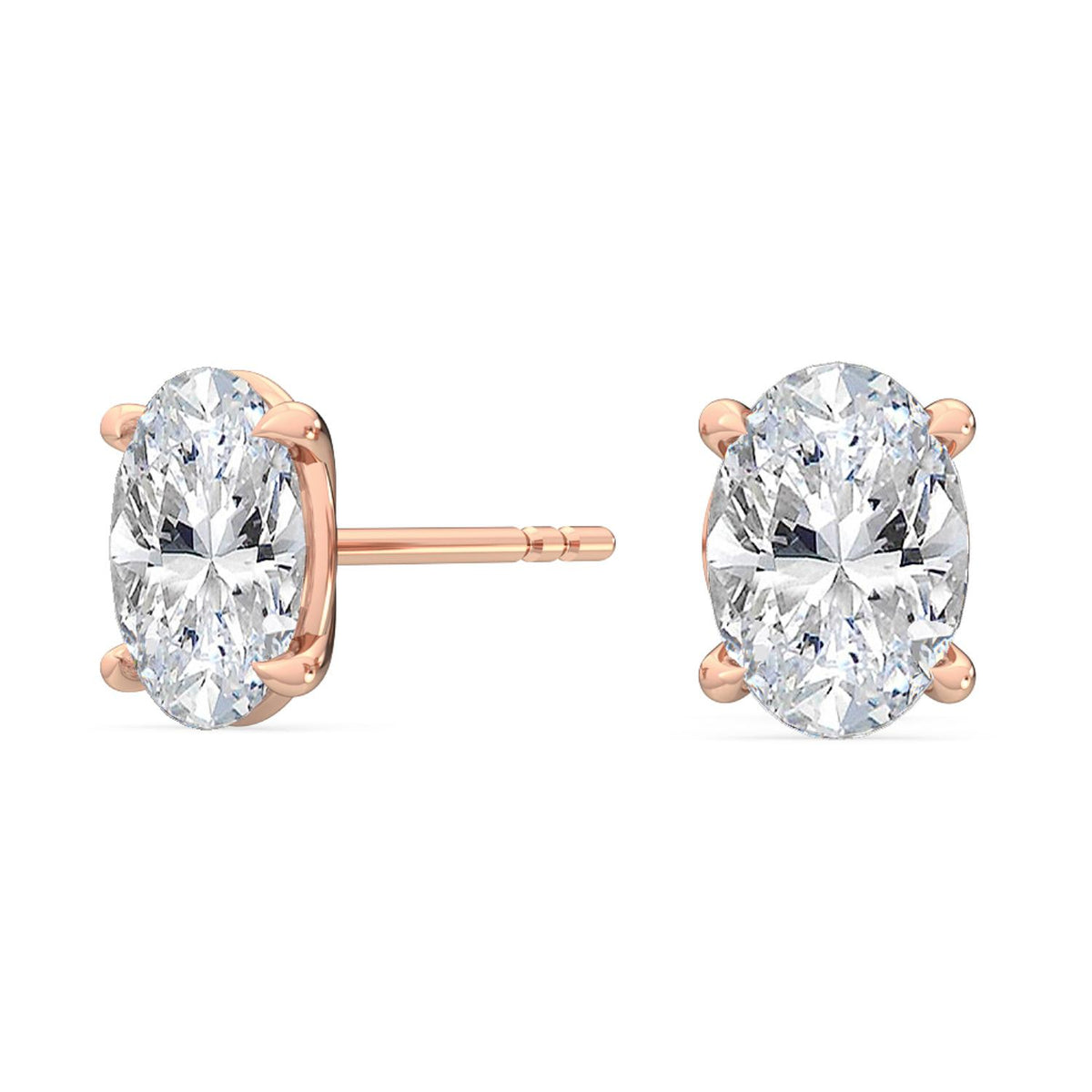 Lab Grown Diamond EARRINGS 1.12 ctw E32005OV-1