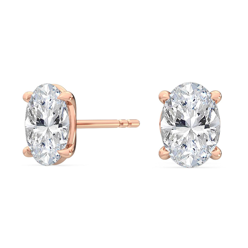 Lab Grown Diamond EARRINGS 1.45 ctw E32005OV-1.50CT