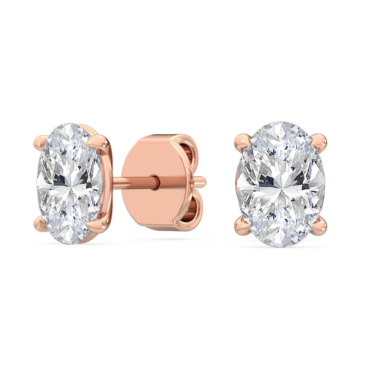Lab Grown Diamond EARRINGS 1.45 ctw E32005OV-1.50CT