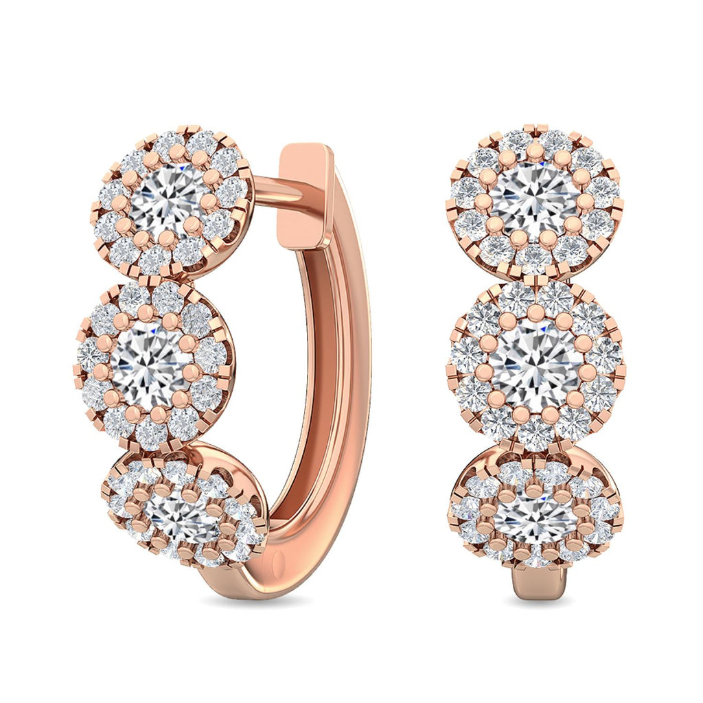 Lab Grown Diamond EARRINGS 0.95 ctw E32036-1